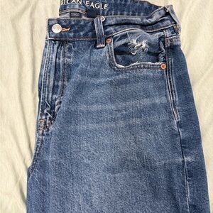 American Eagle Light Blue Denim Shorts